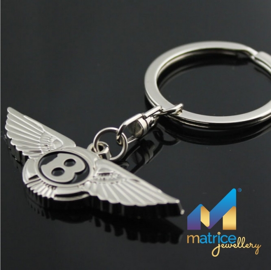 Брелок из серебра Bentley
