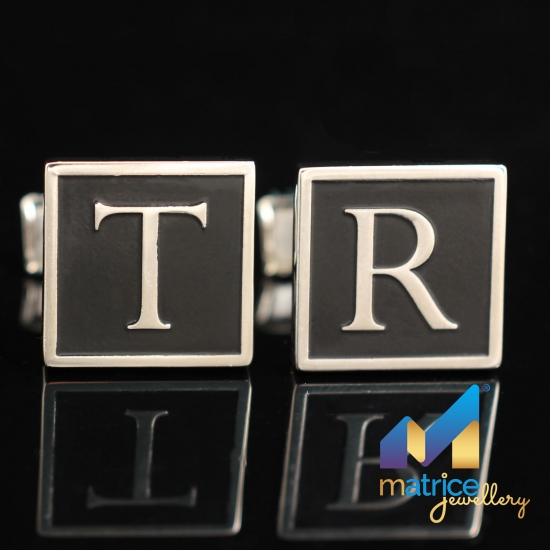 Запонки с инициалами "ТR"