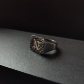 Серебряная печатка с Инициалами