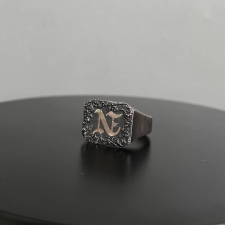 Серебряная печатка с Инициалами