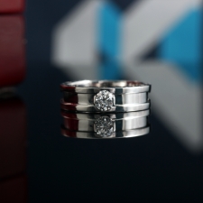 Кольцо с бриллиантом Bvlgari