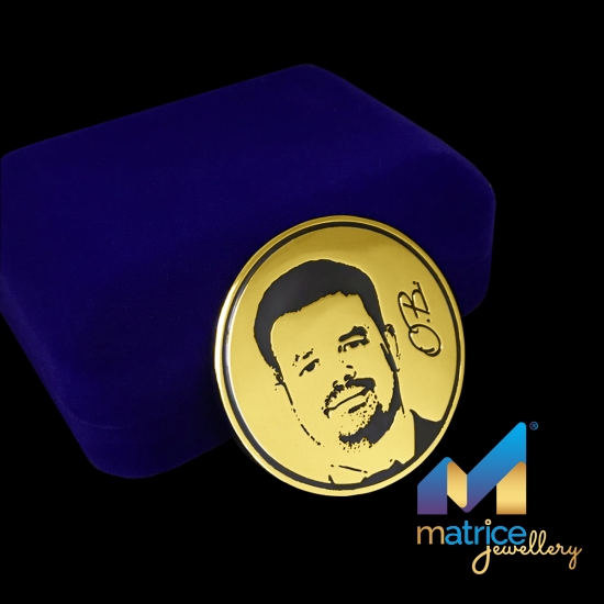 Монета именная с портретом