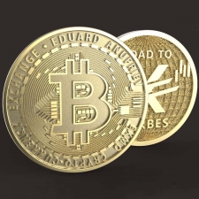 Именная монета Биткоин