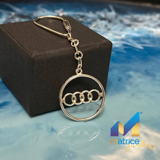 Золотий брелок Audi на замовлення