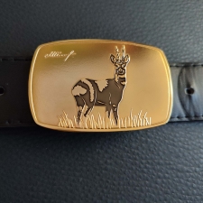 Пряжка Охотник Косуля