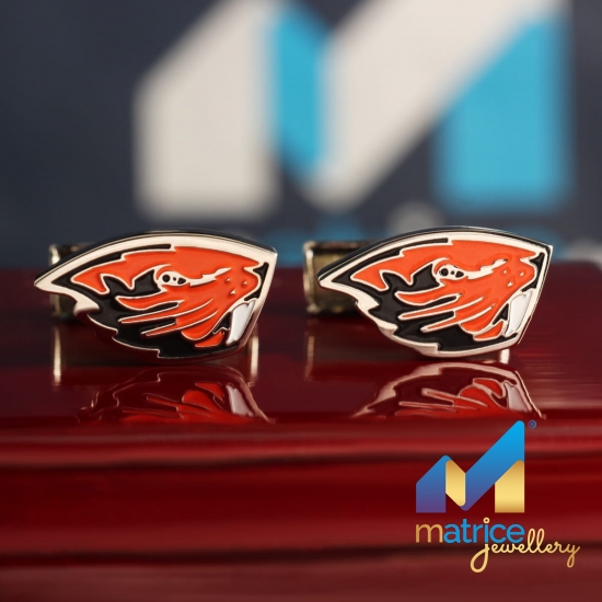 Запонки с логотипом Команды Oregon State